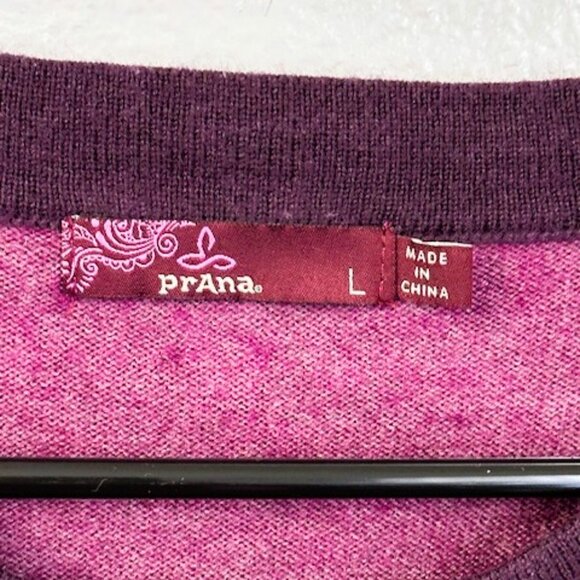Prana Organic Sweater Dress ✨ Magenta/Purple Boho Athleisure Size - Picture 5 of 11